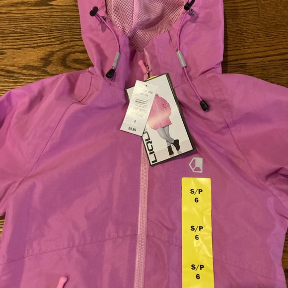 Kids Pink Hooded Jacket - Picture 2 of 2